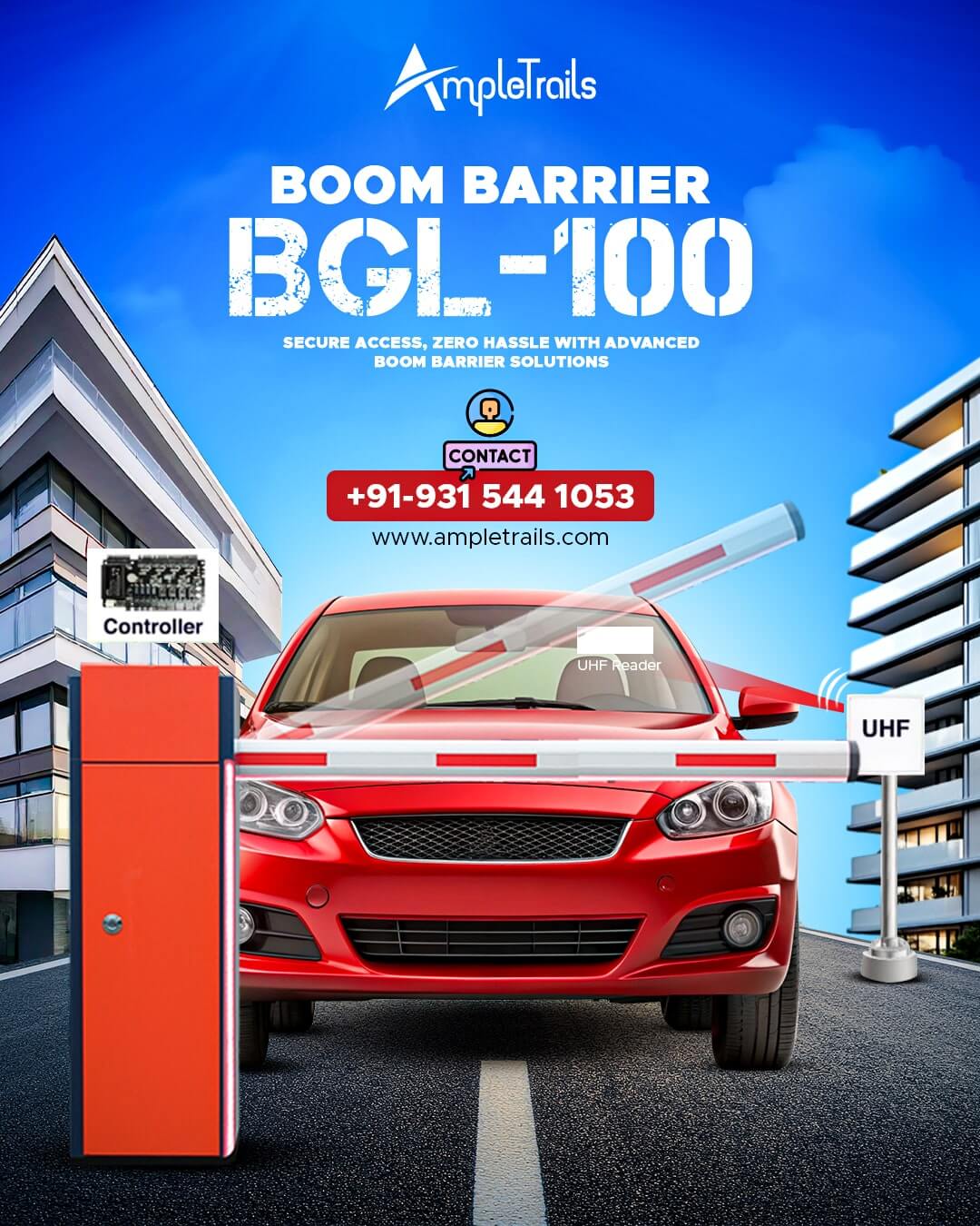 Boom Barrier Gate eSSL Boom Barrier BGL-100